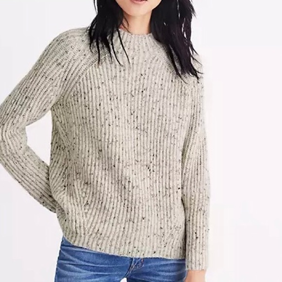 Madewell Donegal Northfield Mockneck Sweater Small - Picture 2 of 7